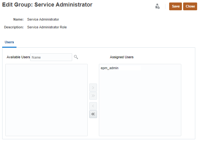 Editing predefined roles